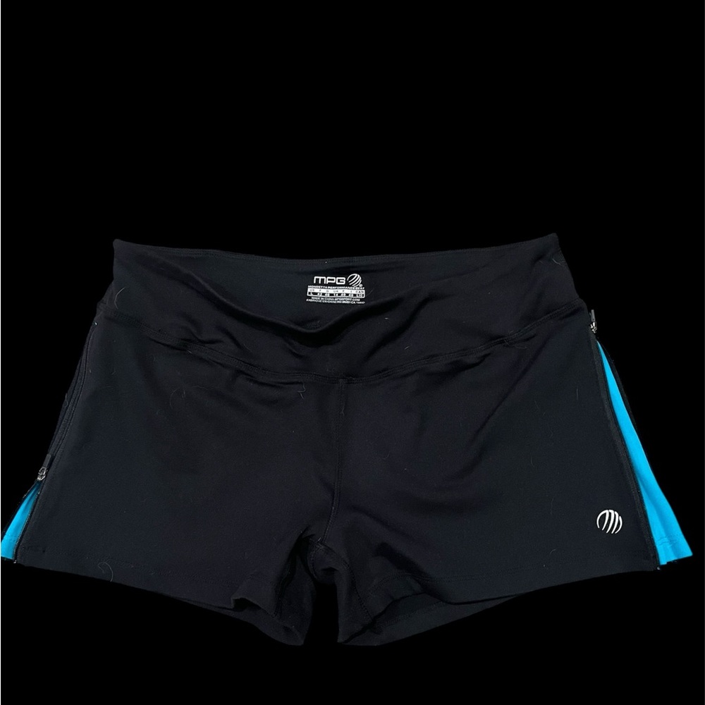 MPG Black and Blue Athletic Shorts